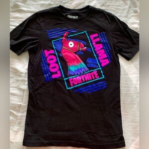 Boys Llama Fortnite Shirt, YL